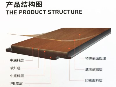 大巨龍鎖扣地板結構圖