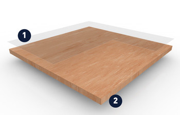 美寶琳150-潔福同質透心地板