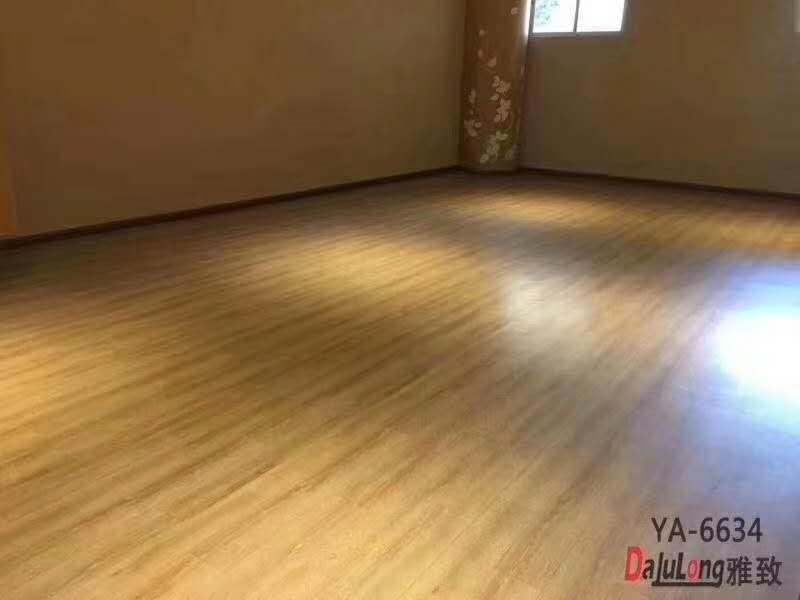 大巨龍木紋pvc卷材地板案例展示