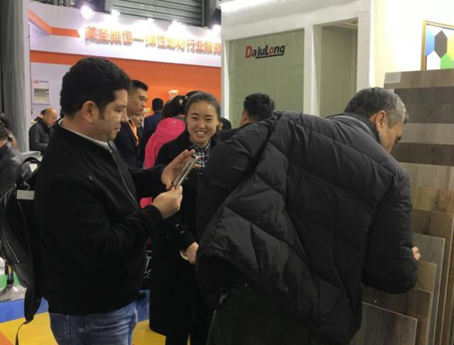 回顧大巨龍2018年上海國際地面材料展