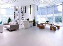 辦公場所選擇pvc卷材地板的優勢有什么呢?